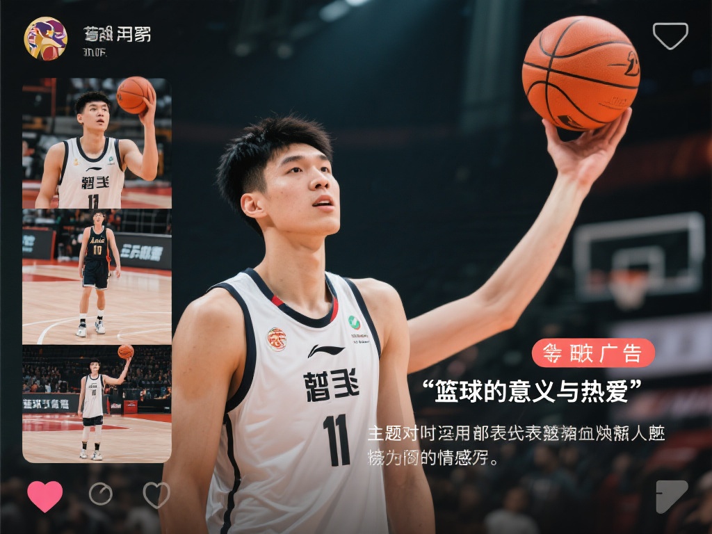 曾凡博社媒发图：篮球不仅是技术，更是热爱这项运动的真谛