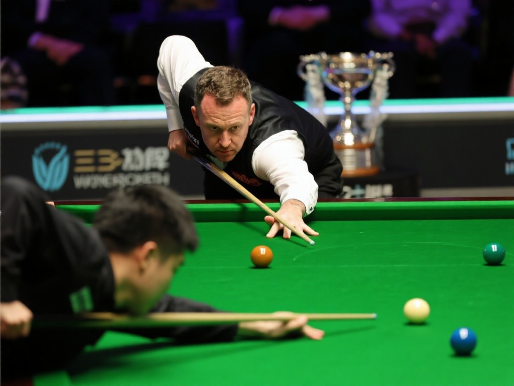 斯诺克世锦赛巅峰对决：威廉姆斯迎战赵心童 1